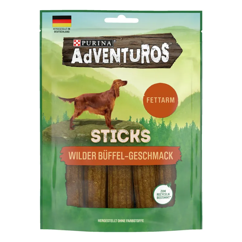 PURINA Adventuros Sticks Büffel 120g Rabatt
